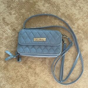 Vera Bradley Quilted Crossbody in Light Blue
